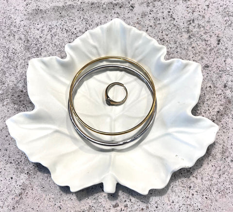 Canada Maple Leaf Trinket Dish Handmade