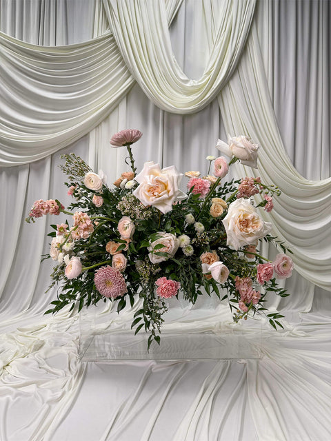 garden casket spray