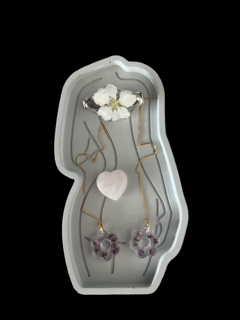 female body trinket jewelry dish