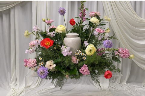 meadow urn arrangement