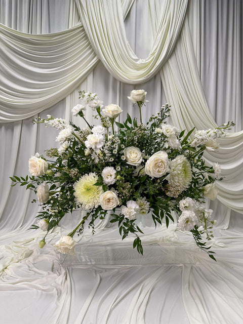 garden casket spray