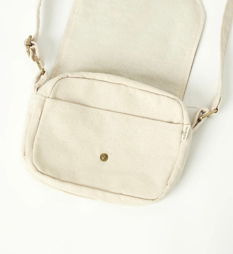 two-tone embroidered crossbody bag
