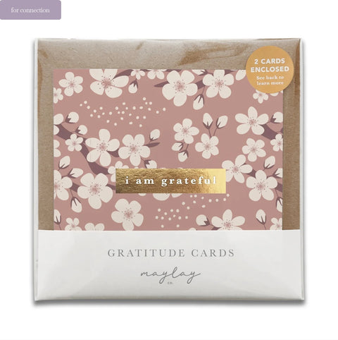 “I am grateful”  greeting cards