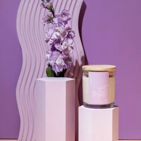 coconut-soy wax candle