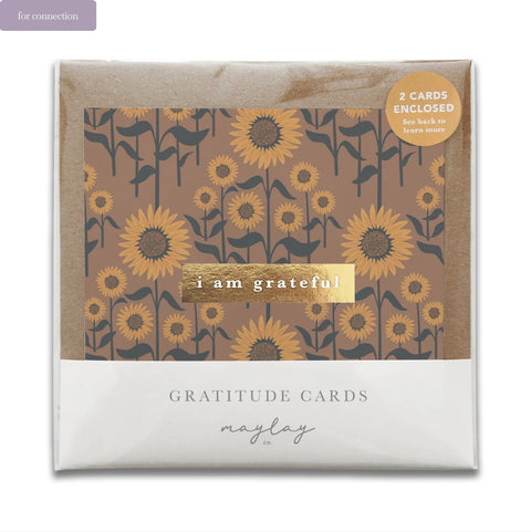 “I am grateful”  greeting cards