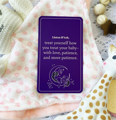 listen bitch - affirmation cards