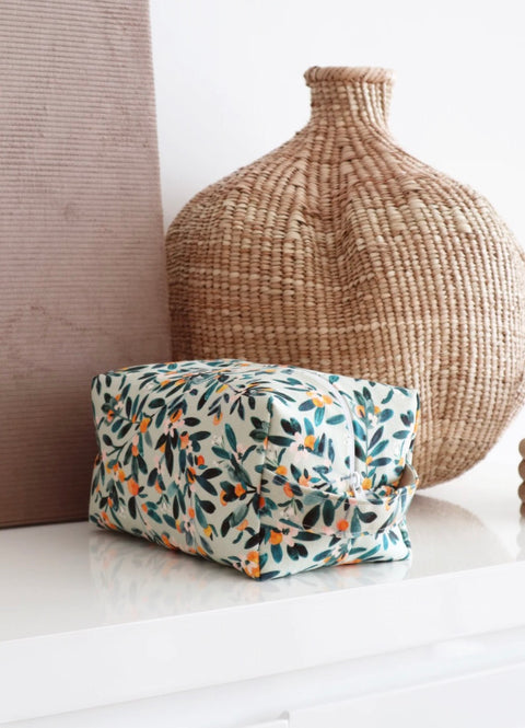 toiletry bag - sage citrus