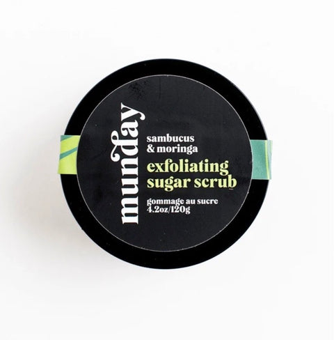 natural exfoliating sugar body scrub