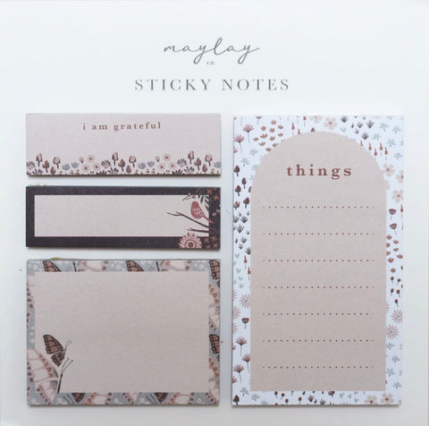 mini sticky notes set