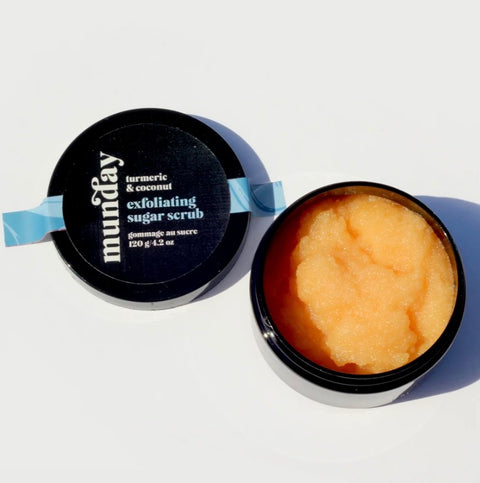natural exfoliating sugar body scrub
