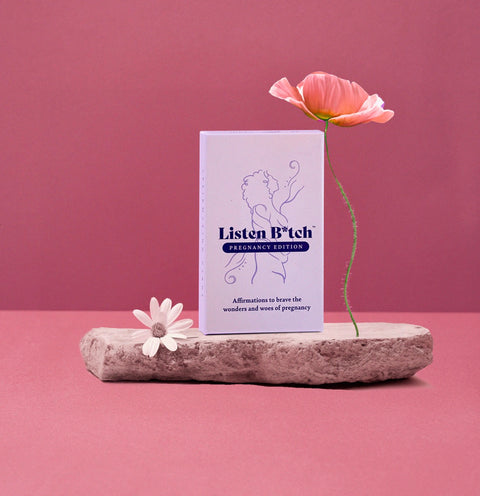 listen bitch - affirmation cards