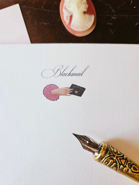 blackmail notepad
