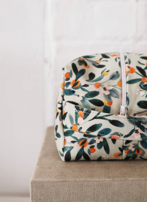 toiletry bag - sage citrus