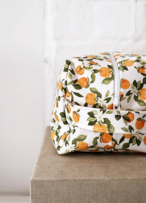 toiletry bag - clementine