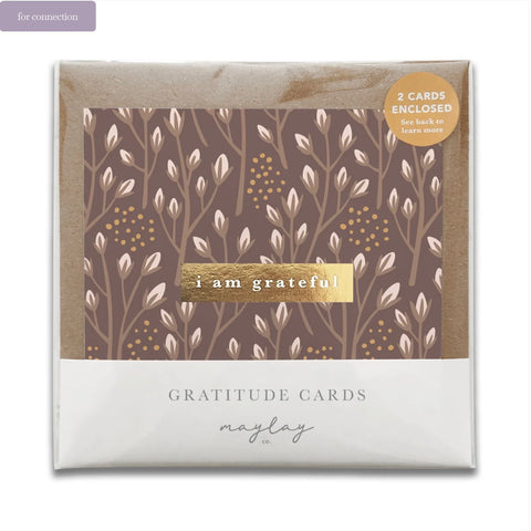 “I am grateful”  greeting cards