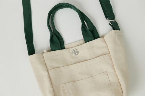 2-in-1 embroidered crossbody handbag