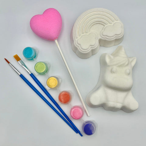 paint your own bath bomb set