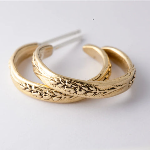 hoop earrings