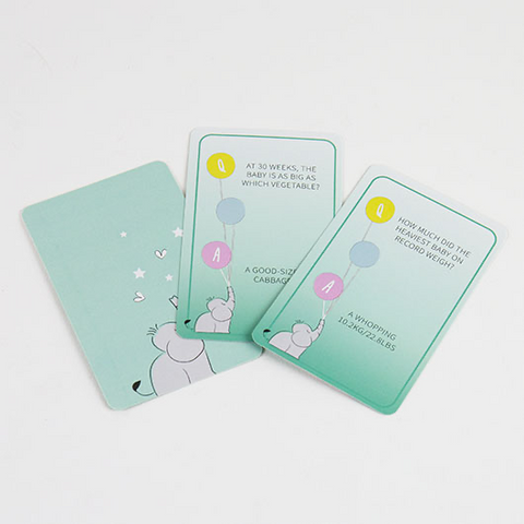 new baby trivia cards