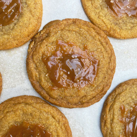peggy's patisserie: salted caramel cookie