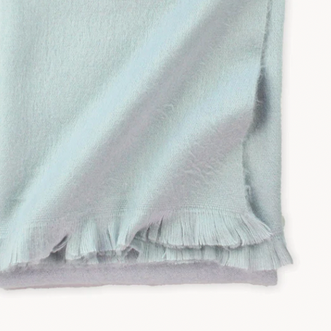 fringed throw blanket