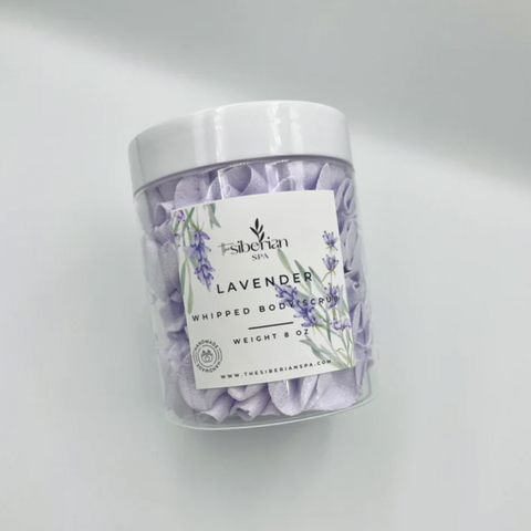 whipped sugar scrub