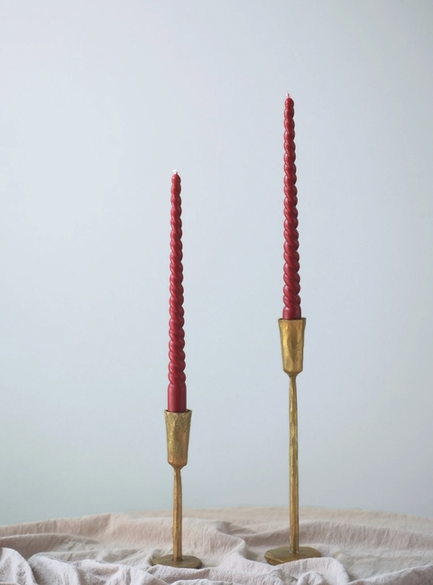 zoet studio: twisted taper candle sets