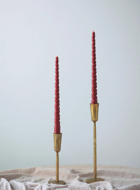 twisted taper candle sets
