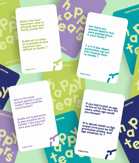 family edition - bilingual conversation cards