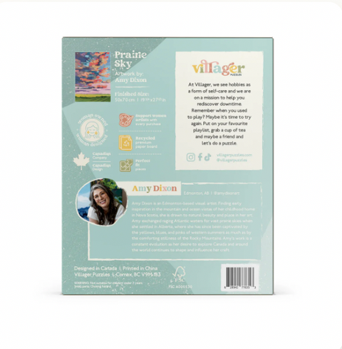 Prairie Sky | 1000-Piece Puzzle for Adults | Designed in Canada by Amy Dixon