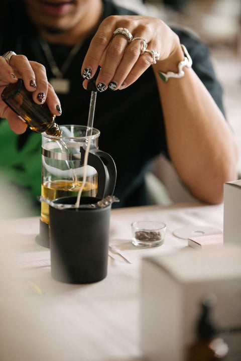 candle making with custom by care