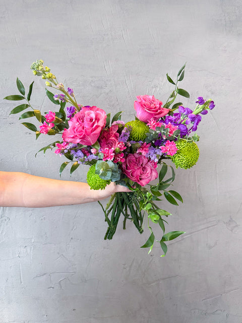 vibrant hand-tied bunch