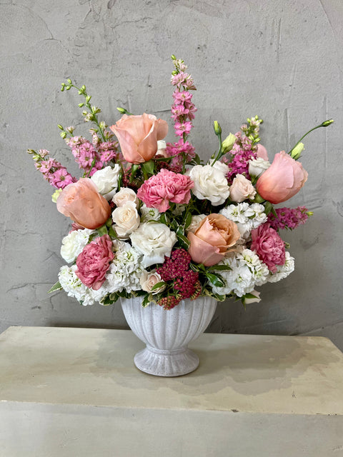 pastel vase flowers Mimico Toronto flower delivery