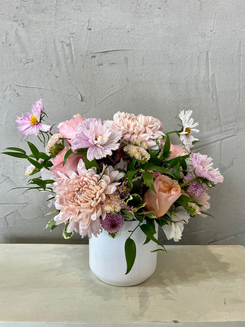 pastel vase flowers Mimico Toronto flower delivery