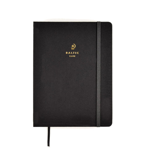 undated planner - black cloth